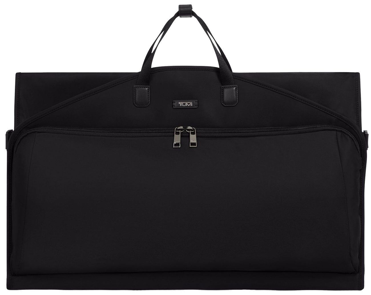 Front view of TUMI Travel Accessory Garment Bag in Black