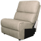 Flexsteel Henry Armless Chair in Beige Leather