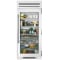 True Residential 25.5 Cu. Ft. Built-In Refrigerator Column Right Hinge 36-Inch Wide in Stainless Frame