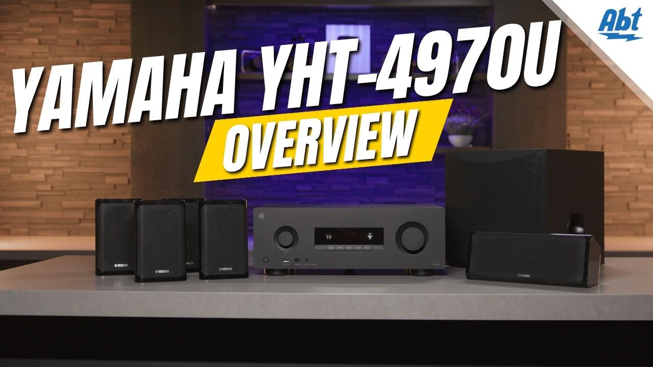 Watch Yamaha YHT-4970U 5.1 Channel Home Theater in a Box Overview | Abt