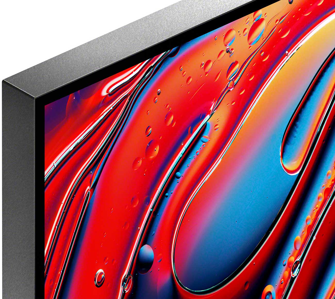 Close Up View Of The TV Bezel