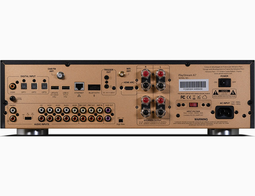 Advance Paris - PLAYSTREAMA7 - Amplifiers