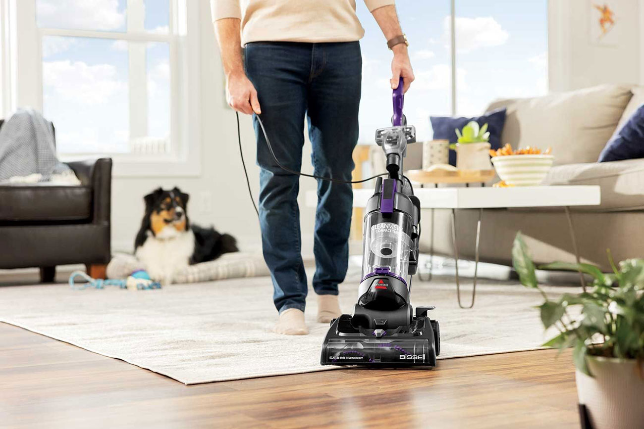 Upright Vacuum in-real Life Setting Detail 3