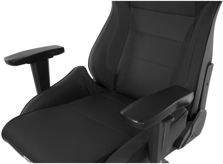 Technical drawing showing dimensions and layout of the AKRACING PRO chair from side and front views.
