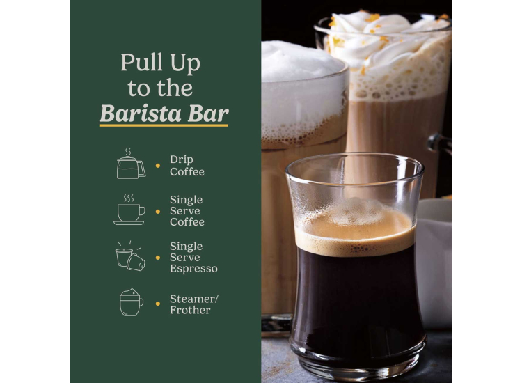 Cuisinart Coffee Center Barista Bar 4-in-1 12-Cup Coffeemaker in Stainless Steel - SS4N1NAS