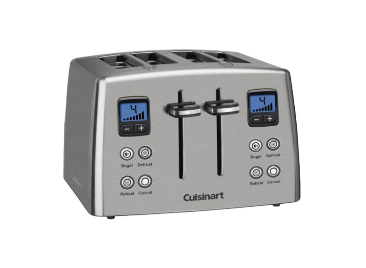 Cuisinart 4 Slice Countdown Metal Toaster in Stainless Steel - CPT435P1
