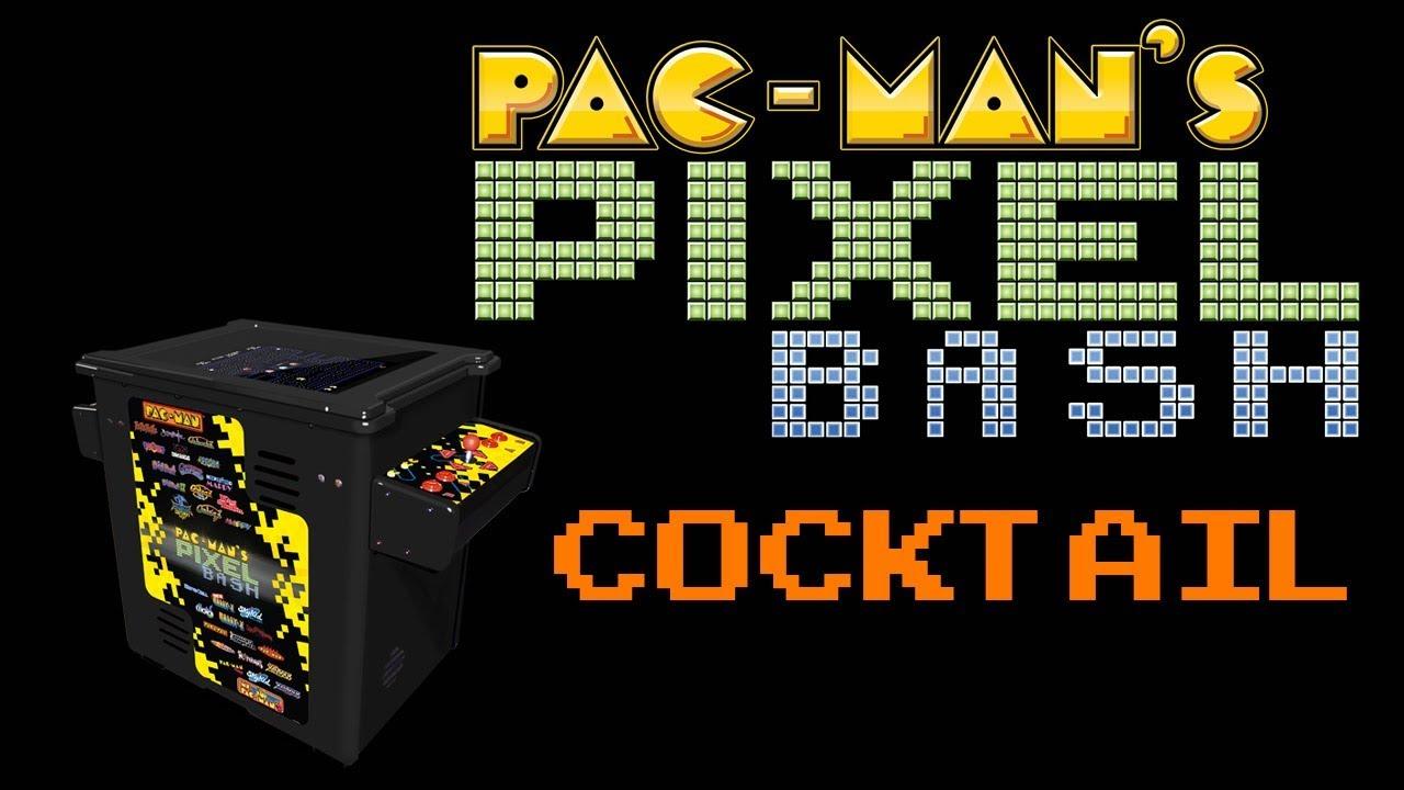 Watch PAC-MAN's Pixel Bash Cocktail Cabinet