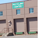 Loading docks in 2010 at Abt's Recycling Center