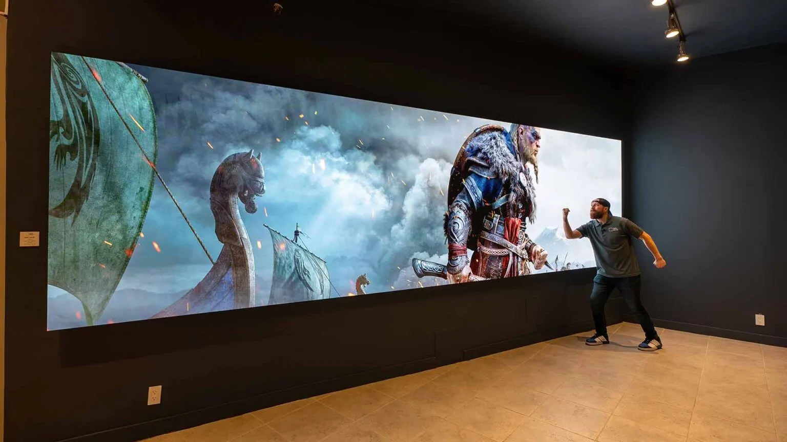 Creative MicroLED installation at home