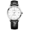 Baume & Mercier Clifton Automatic Chronometer White Dial Black Alligator Strap Watch, 40mm