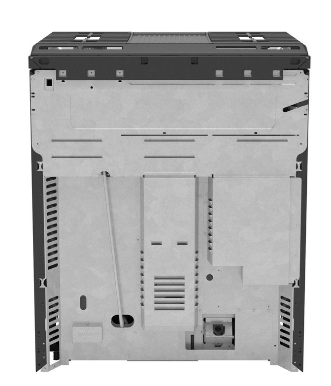 Back View Of Ge Profile Gas Range