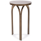 Howard Elliott Palladio Side Table In Brushed Brass Finish