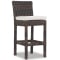 Sunset West Montecito Bar Stool in Cognac | Canvas Flax Sunbrella