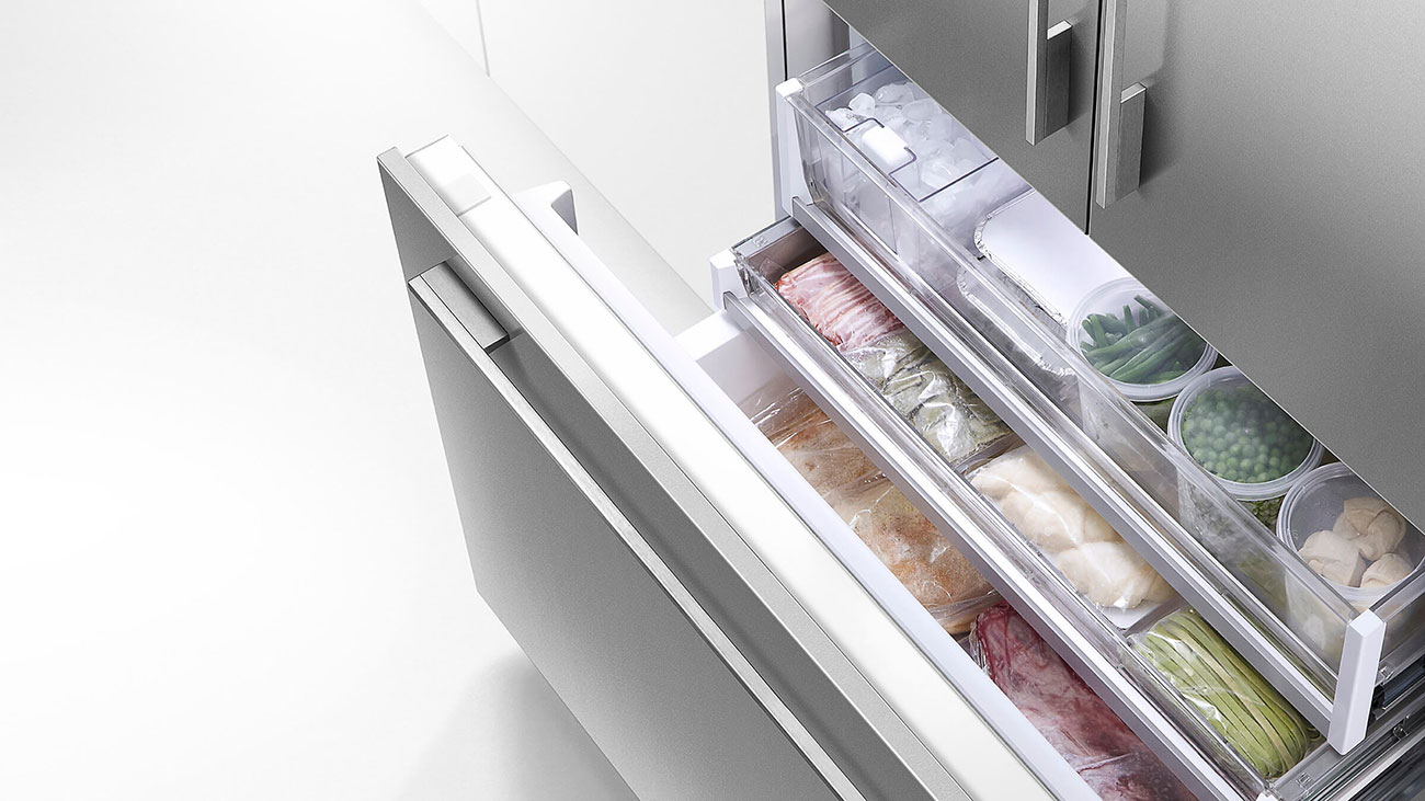 View Of Bottom Freezer