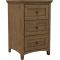 Archbold Furniture Emmerson Nightstand with 3 Drawers in Mineral | Aged Graphite