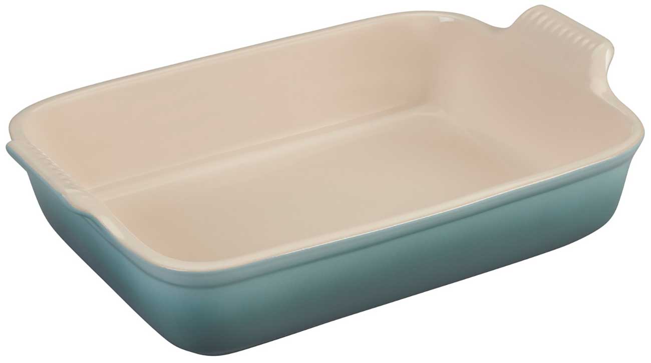 Le Creuset Heritage 4 Qt. Sea Salt Rectangular Dish
