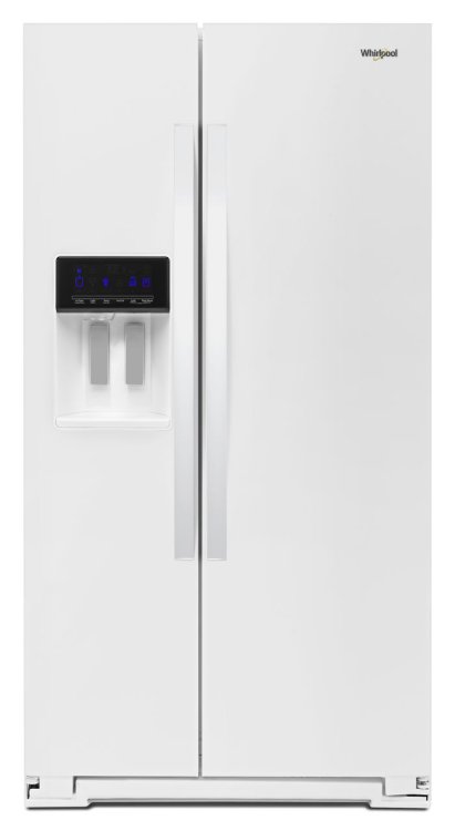 Large image of Whirlpool ADA 36" White Counter Depth Side-By-Side Refrigerator
