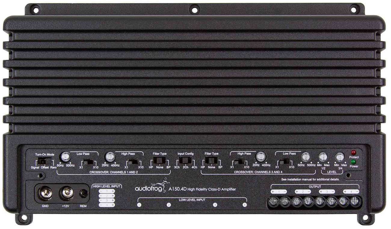 Audiofrog - A150.4D - Car Audio Amplifiers
