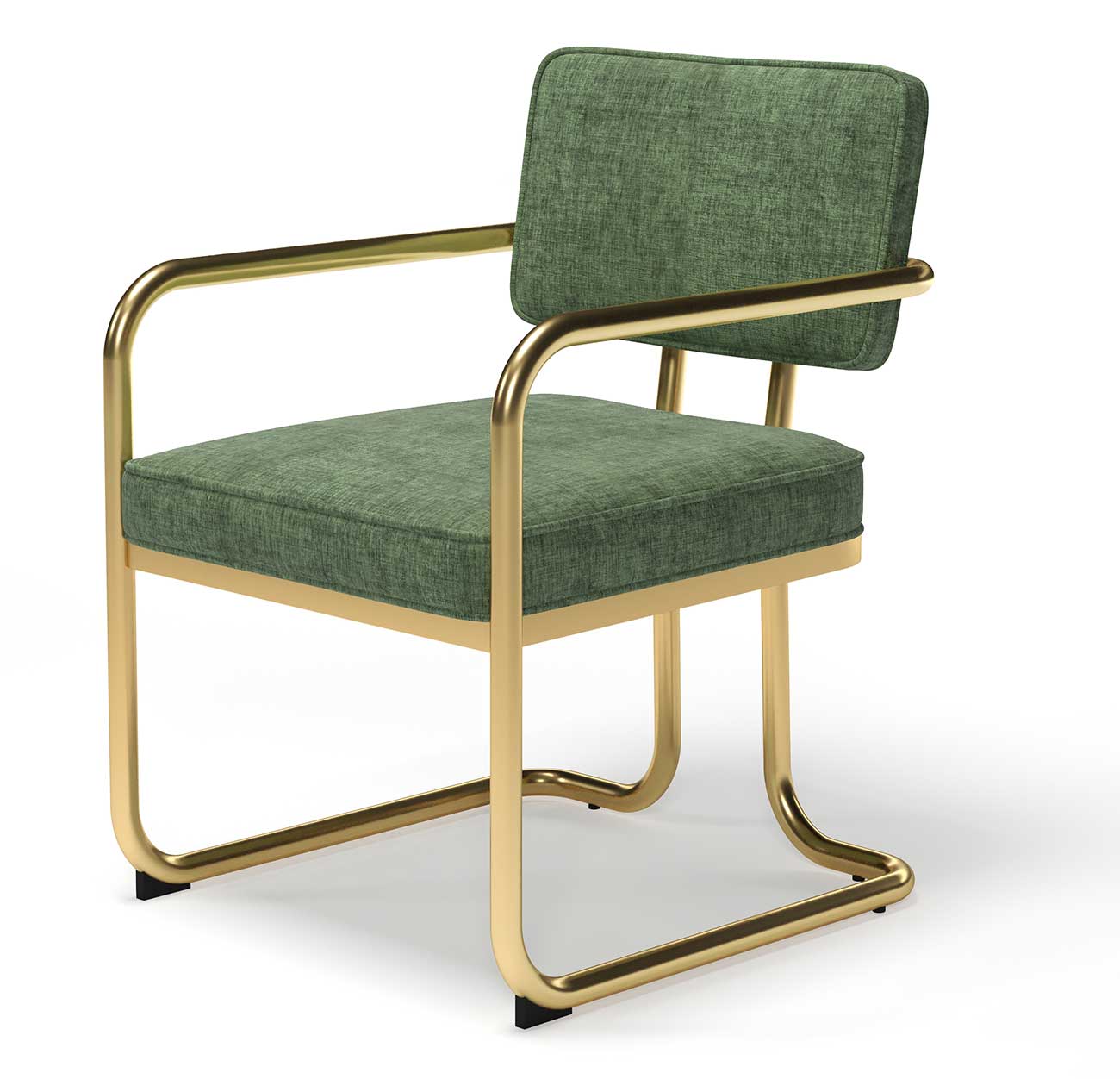 RAM Game Room Prohibition Series Game/Dining Chair in Vintage Green