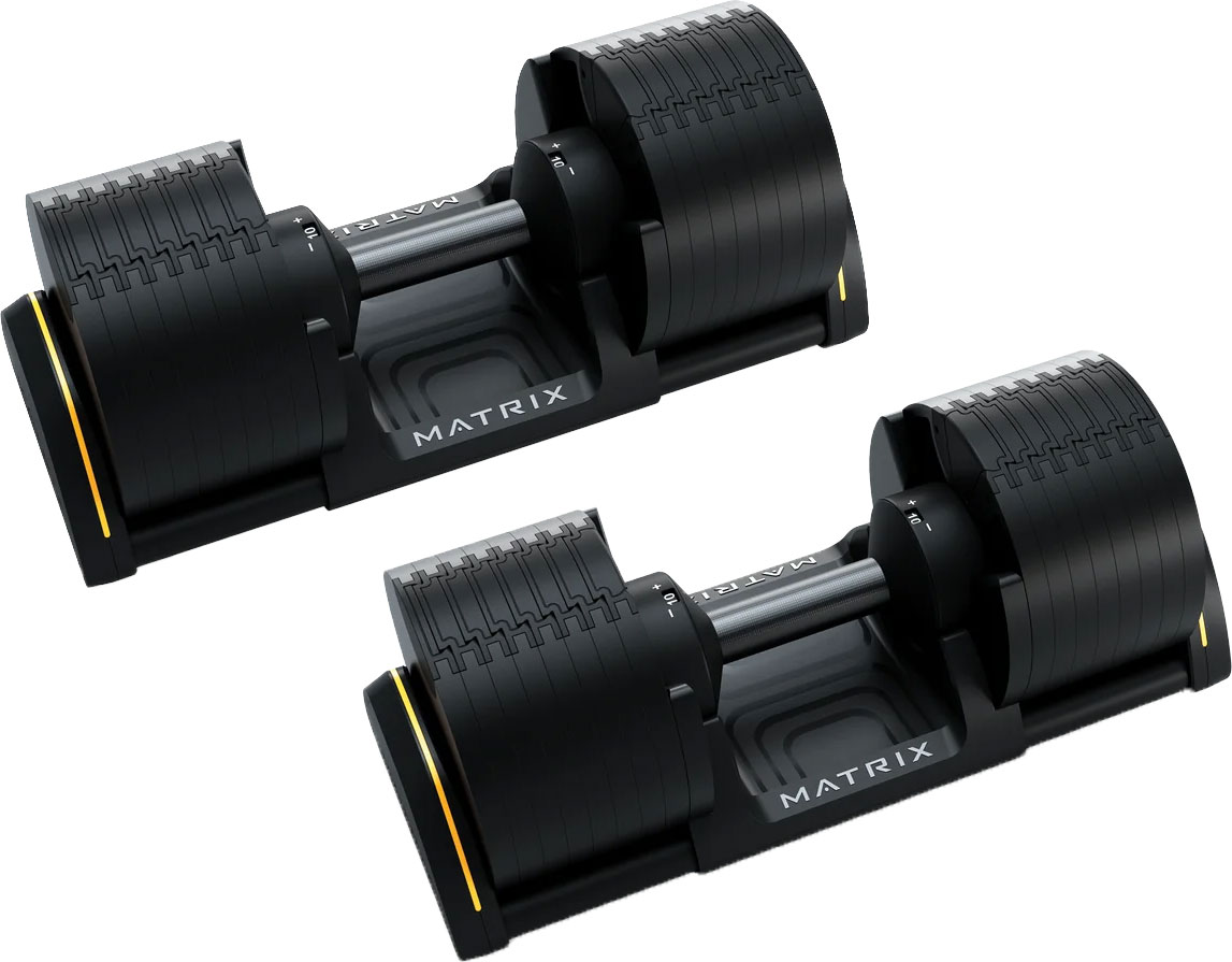 What's Included View of Matrix Dumbbells