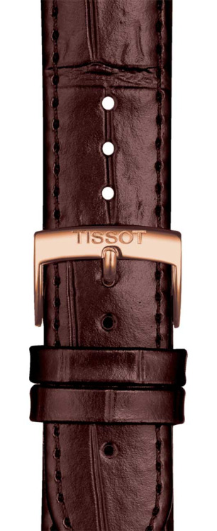 Tissot Strap Official 20mm Brown Leather - T852043014 display picture 3