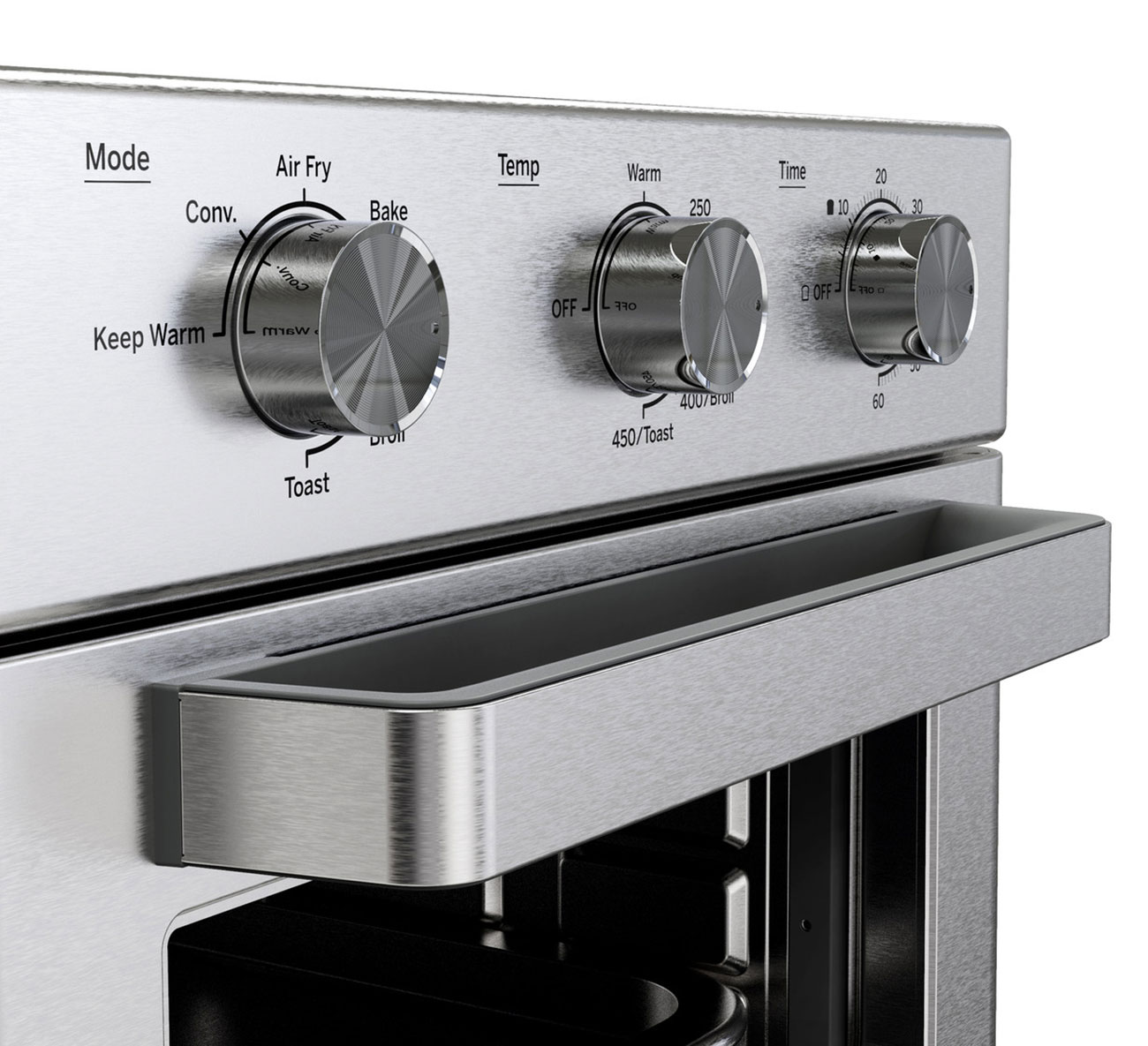 Air Fry 7-in-1 Toaster Oven Controls Detail