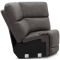 Flexsteel Carter Full Wedge in Smoke Fabric