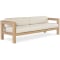Sunset West Sedona Sofa in Weathered Teak | Canvas Canvas Sunbrella