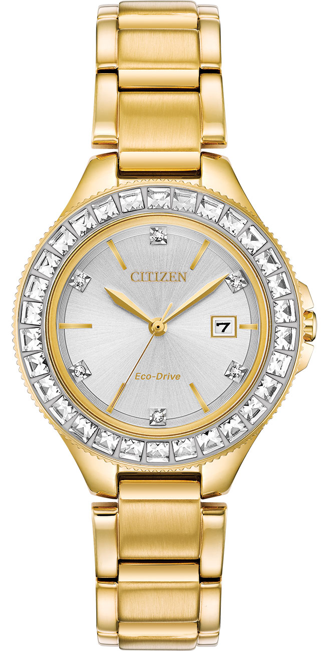 Citizen Silhouette Crystal Watch 31mm with Silver Dial - FE1192-58A