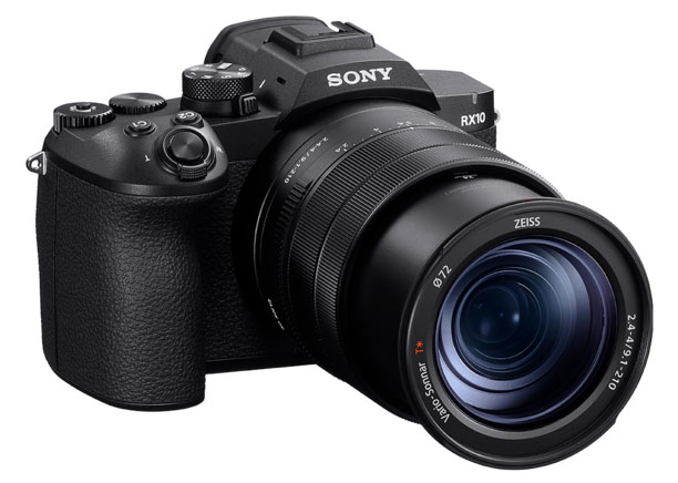 Front Angled View of Sony Camera
