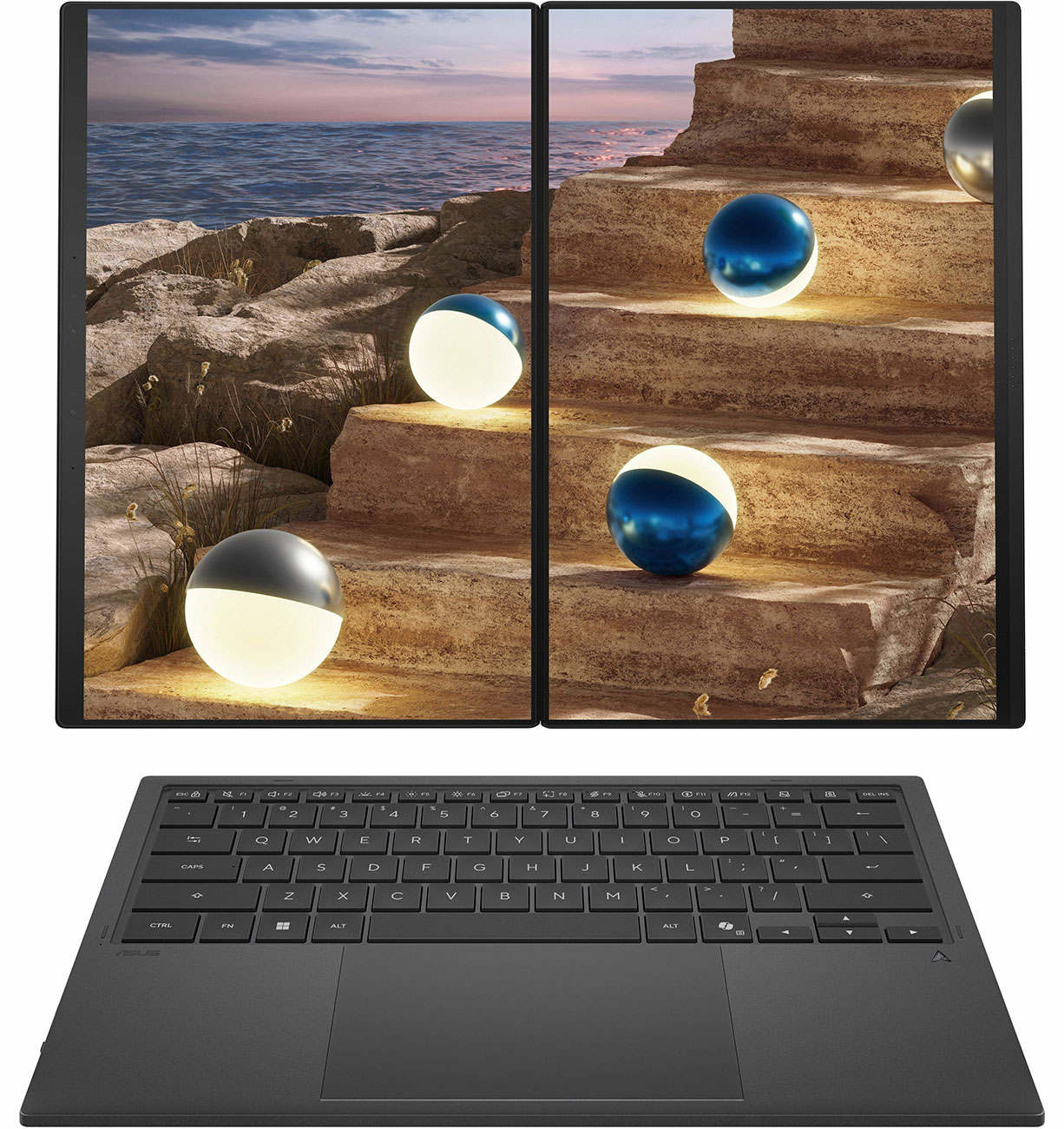 Front View of ASUS Laptop