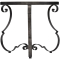 Bernhardt Villa Toscana Side Table in Textured Carbone | Criollo