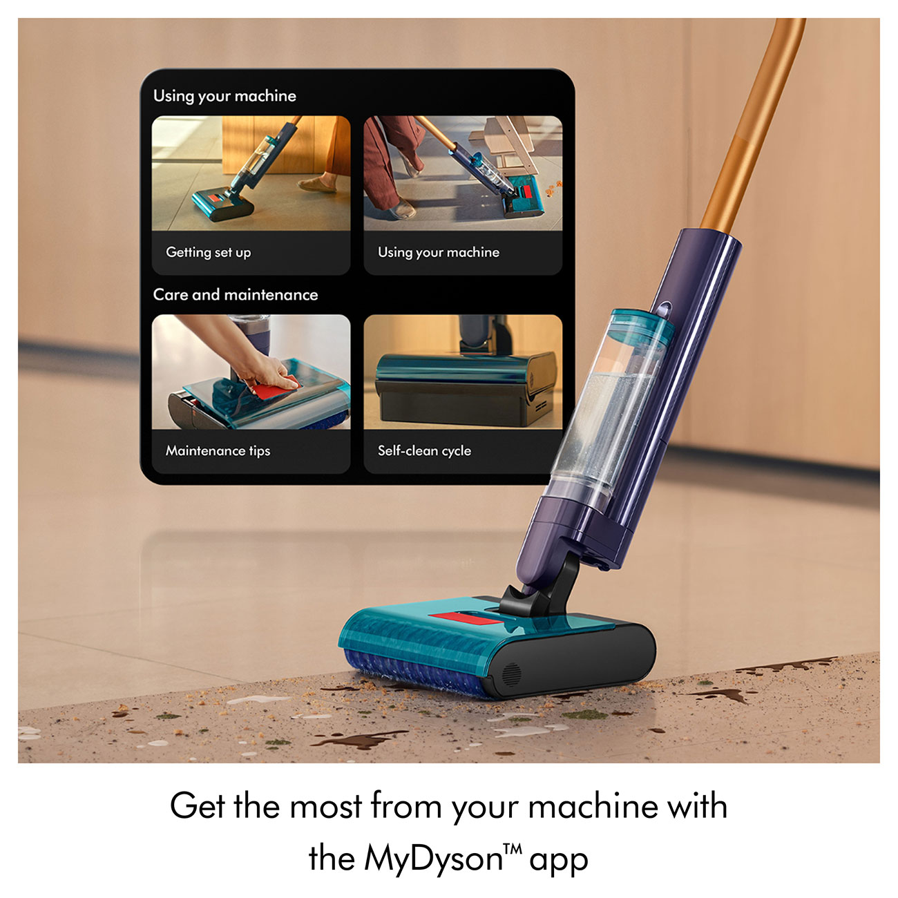 Infographic View of MyDyson App
