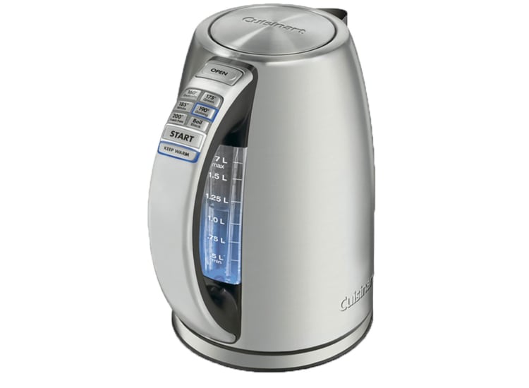 cuisinart outdoor electric kettle Kettle, 1500W Fast Heating, 6 Temp Presets, 1.7L The touchpad base features a center plate for quick heat Cuisinart PerfecTemp Electric Tea Kettle