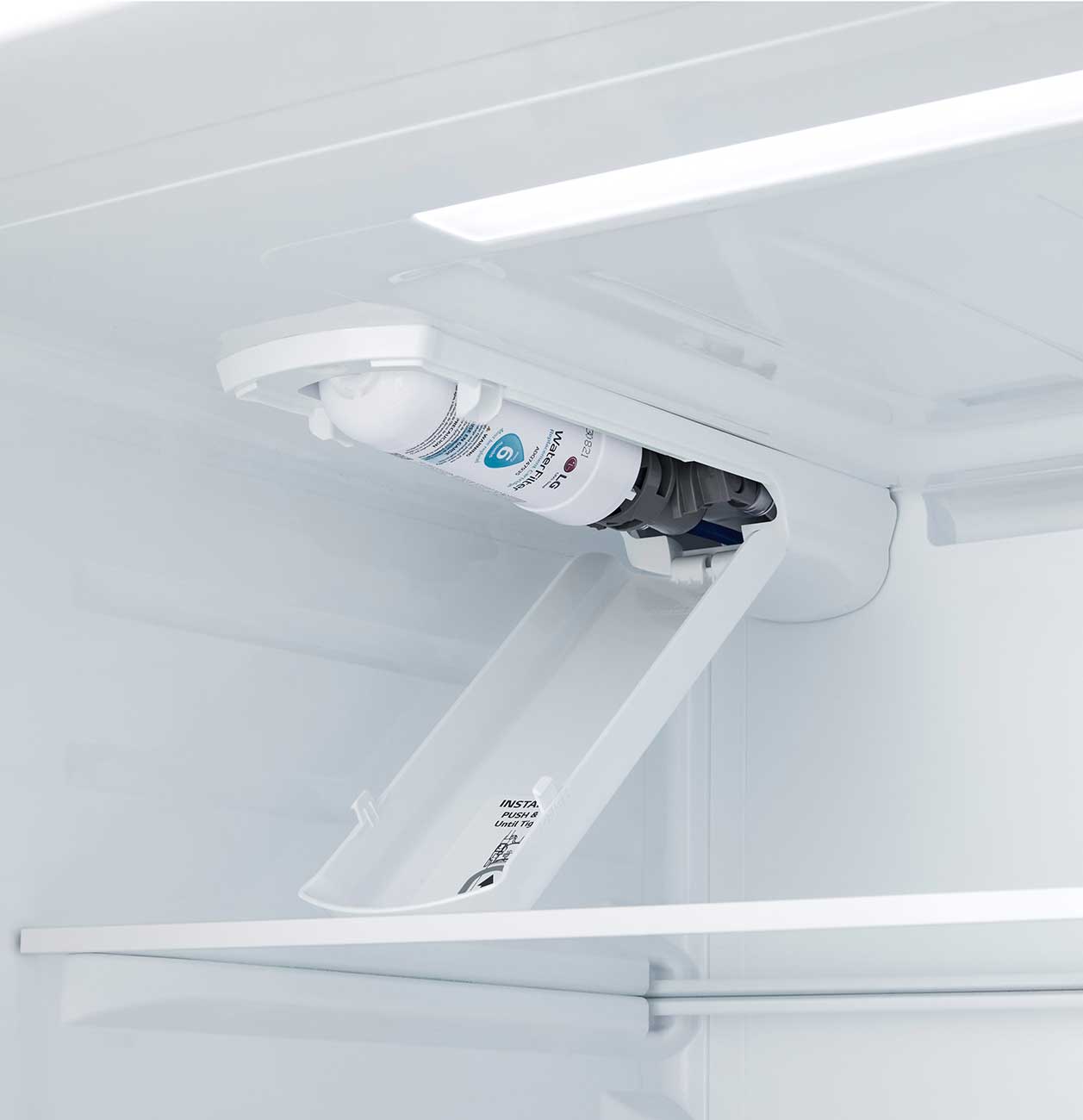 Filter view of LG Refrigerator