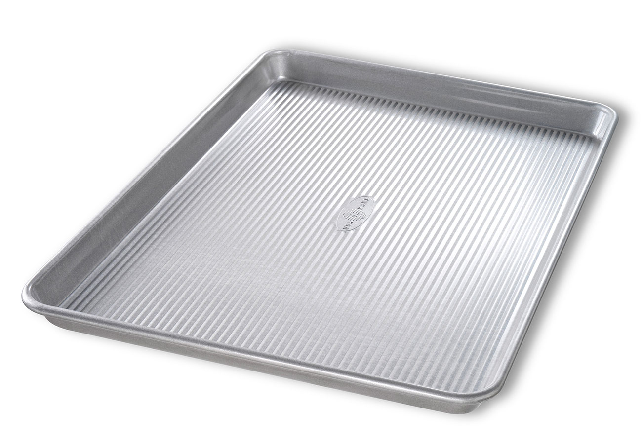 Angled Front View of Half Sheet Pan