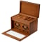 WOLF 1834 Brogue Double Winder with Storage in Burnished Brown
