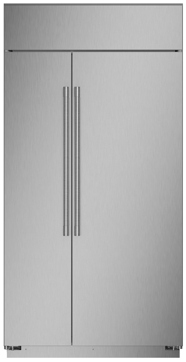 Monogram 42" BuiltIn SideBySide Refrigerator ZISS420NNSS