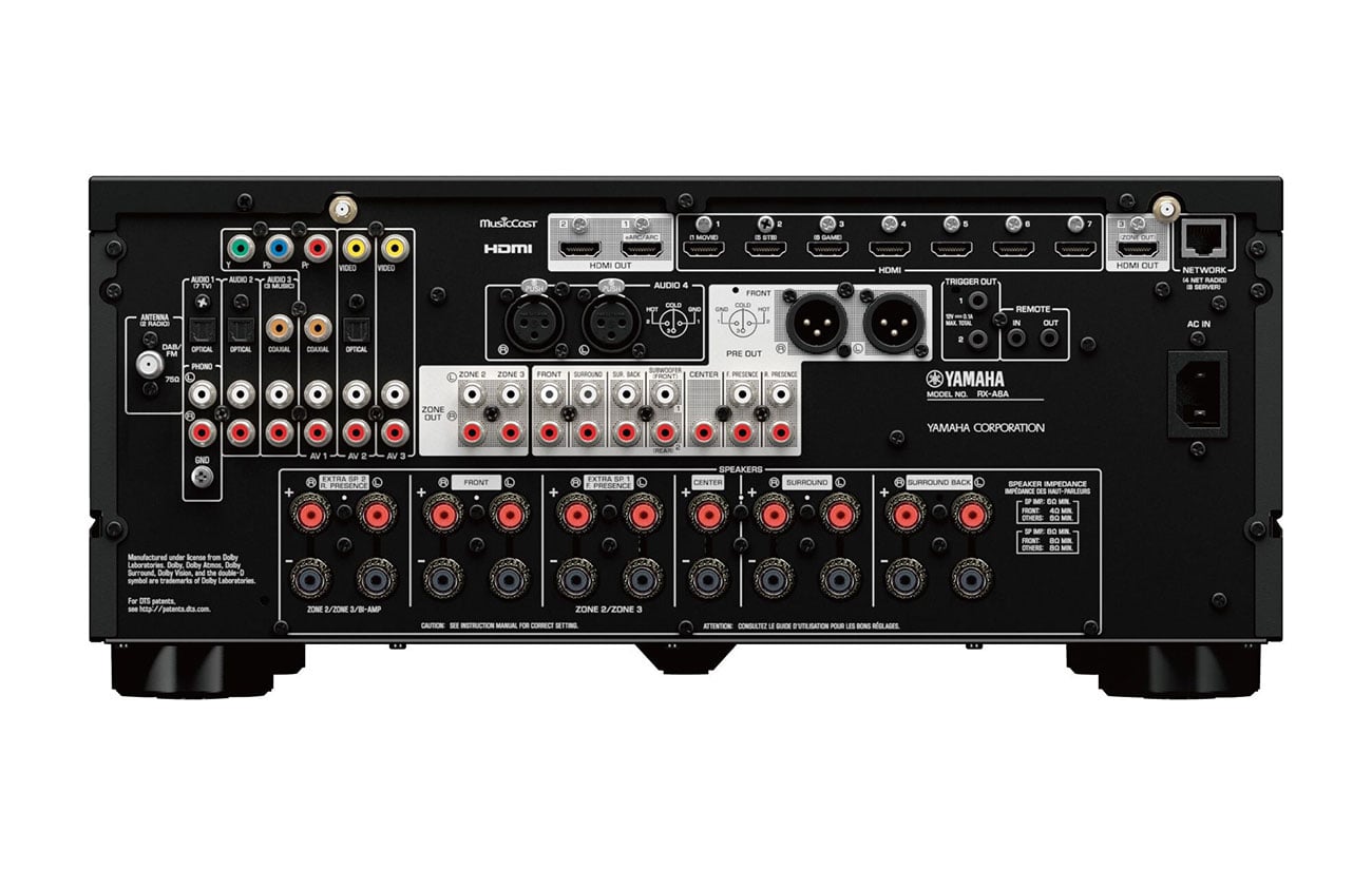 Yamaha - RX-A6ABL - Audio Receivers