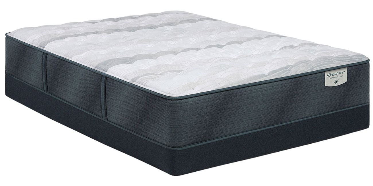 View of beauty rest mattress on foundation