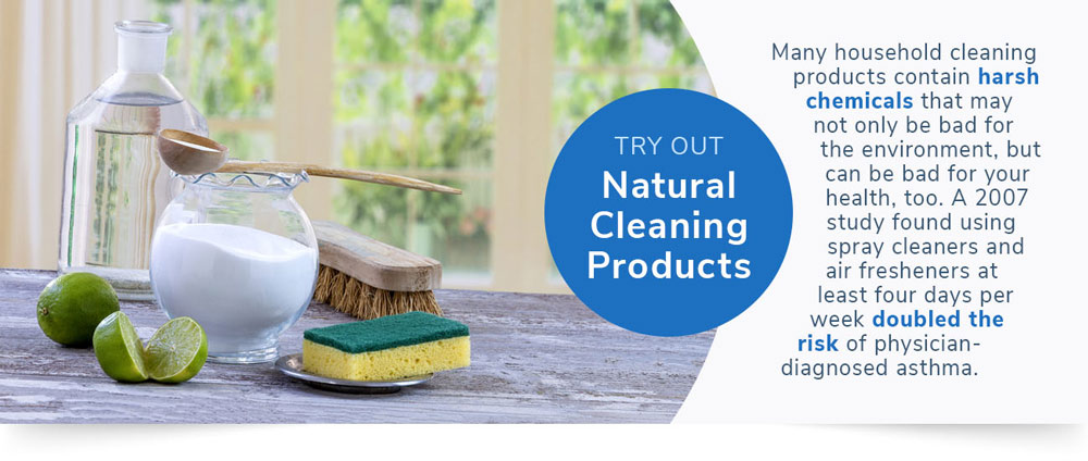 Try Natural Cleaning Products Graphic
