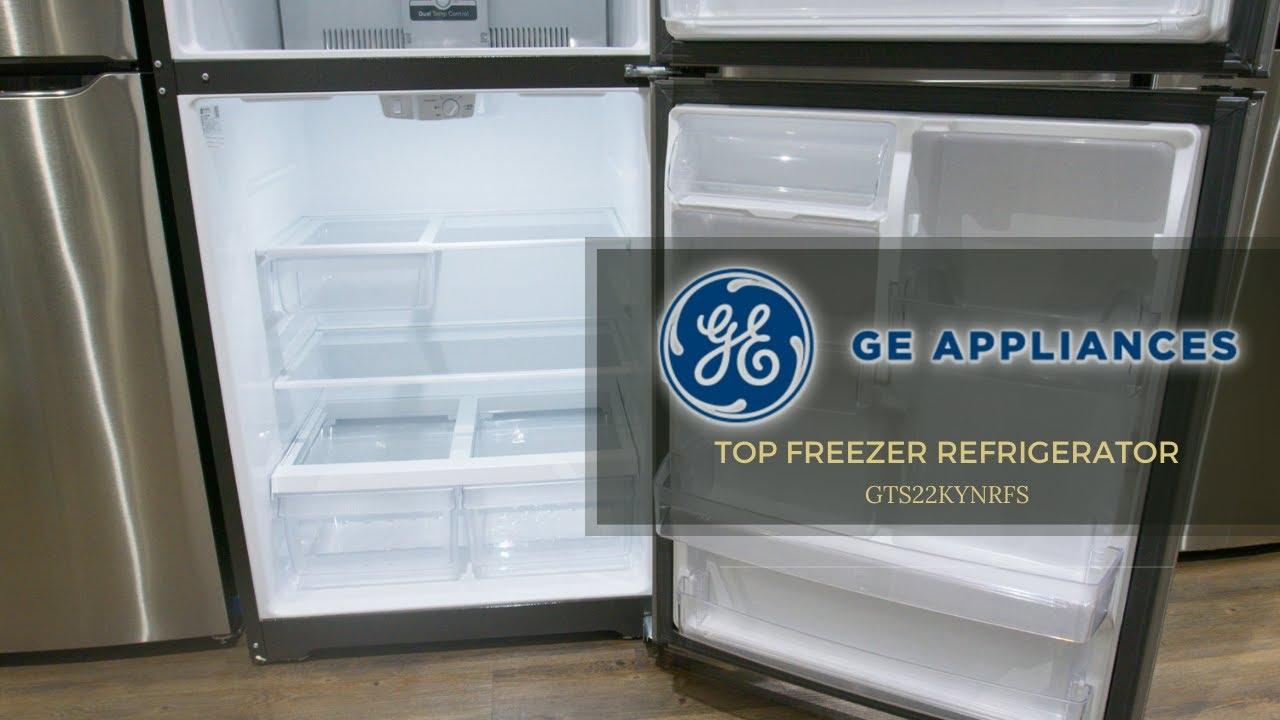 Watch GE Top Freezer Refrigerator #GTS22KYNRFS