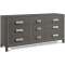 Bernhardt Prado Dresser in Porcini | Bright Graphite