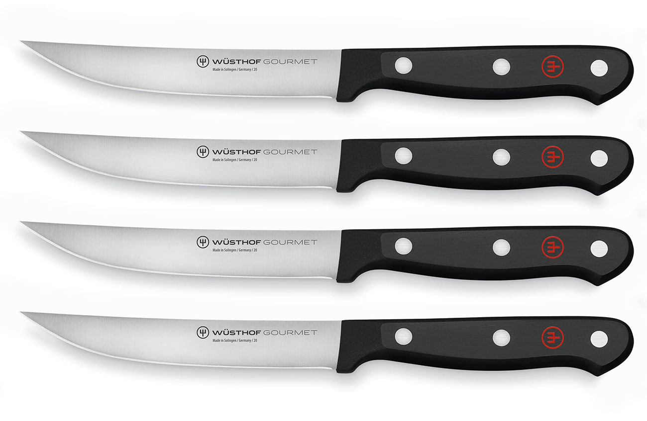 Wusthof Gourmet 4 Piece Steak Knife Set - 1125060403