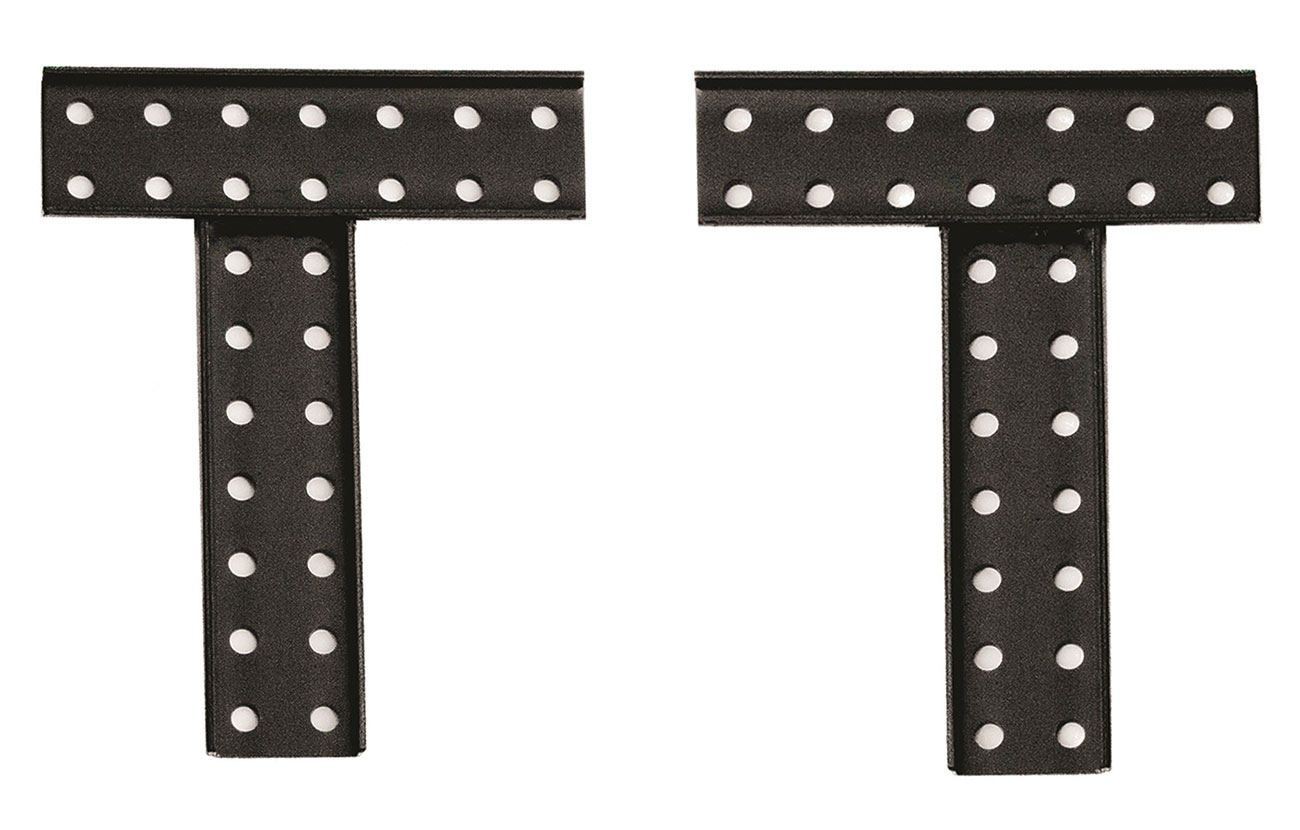 Front View of the Dawn House Universal Headboard Brackets