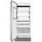 Smeg Classic Built-In Freezer Left-Hinge 36-Inch Wide in Stainless Steel