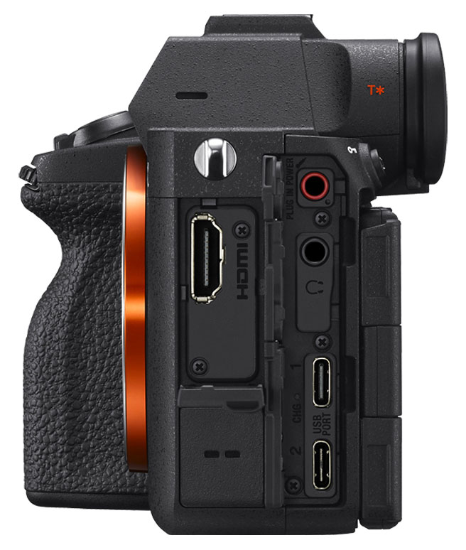 Left Side View of Sony Camera