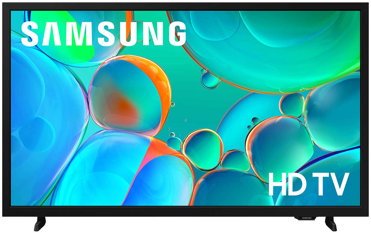 Front View Of The Samsung H5000F LED TV In Black Finish