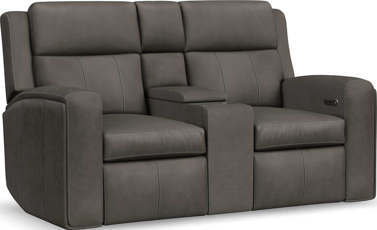 Angled view of Flexsteel Loveseat
