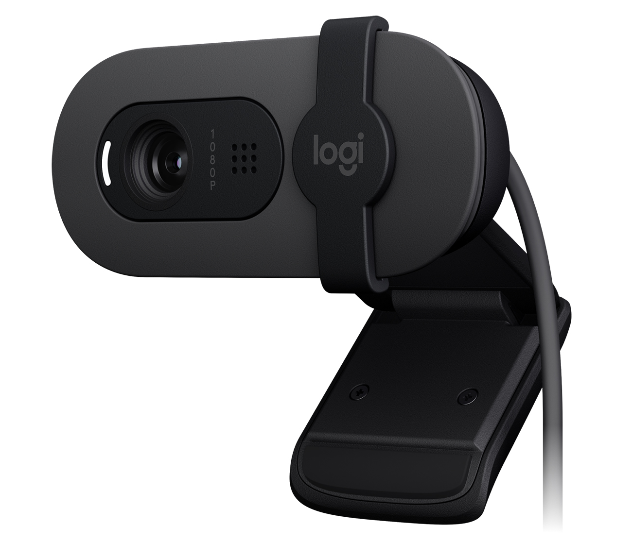 Front Right View of Logitech Webcam
